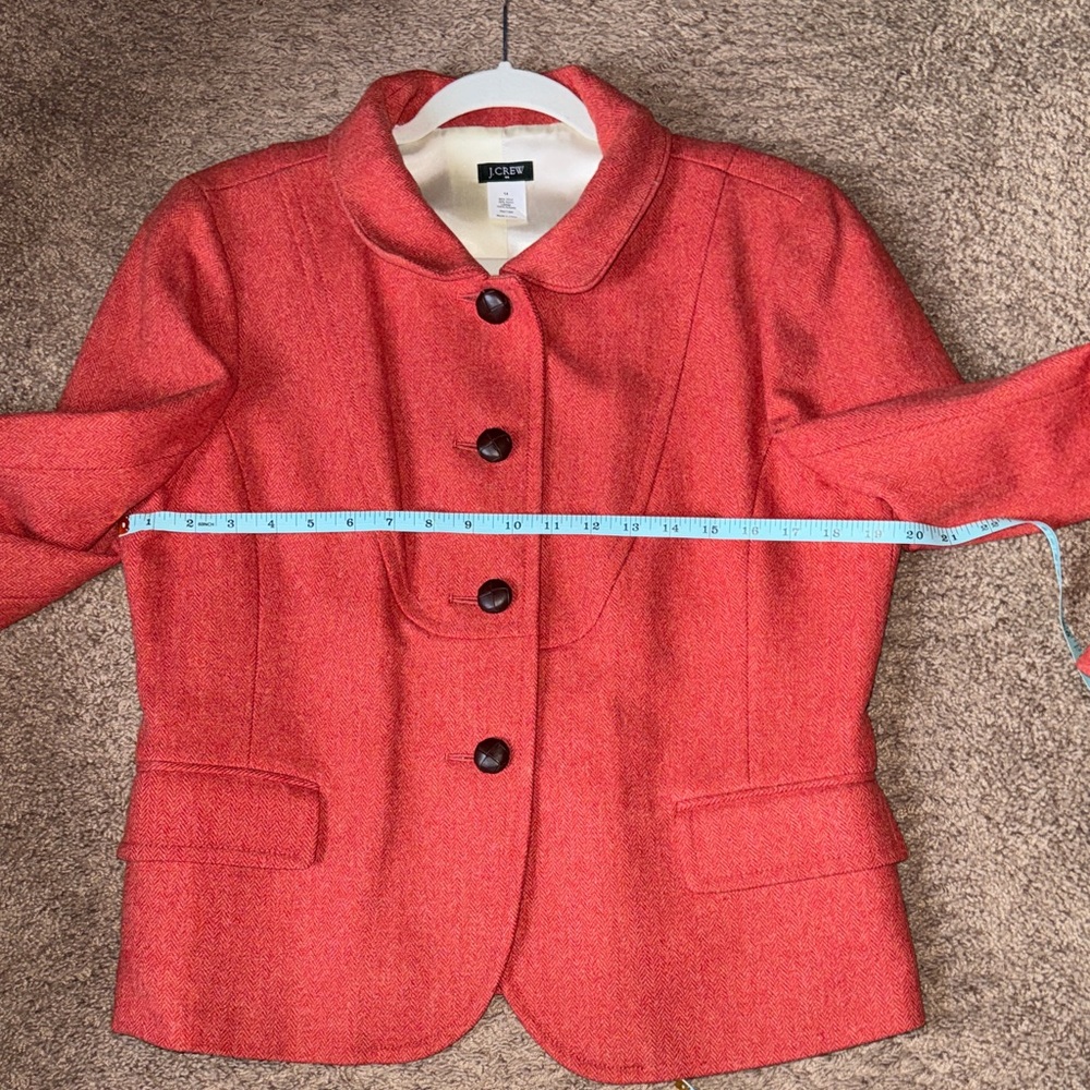 J. Crew Women's Coral Blazer - Picture 7 of 10